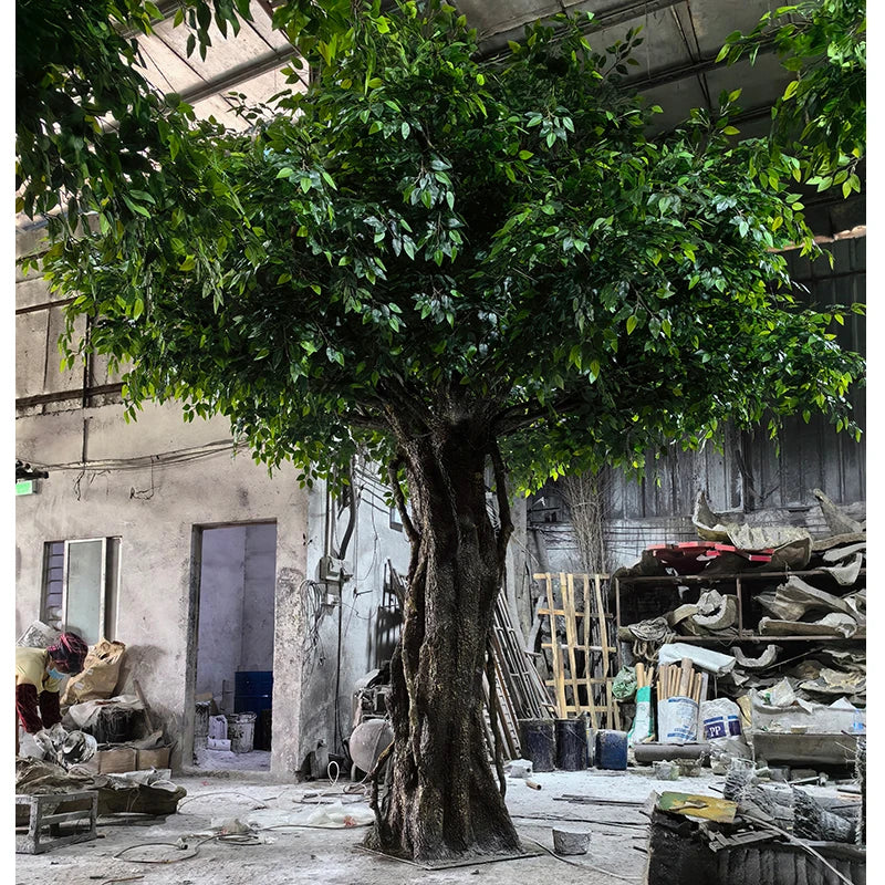Artificial Banyan Tree 13 FT Lifelike Design For Hotels
