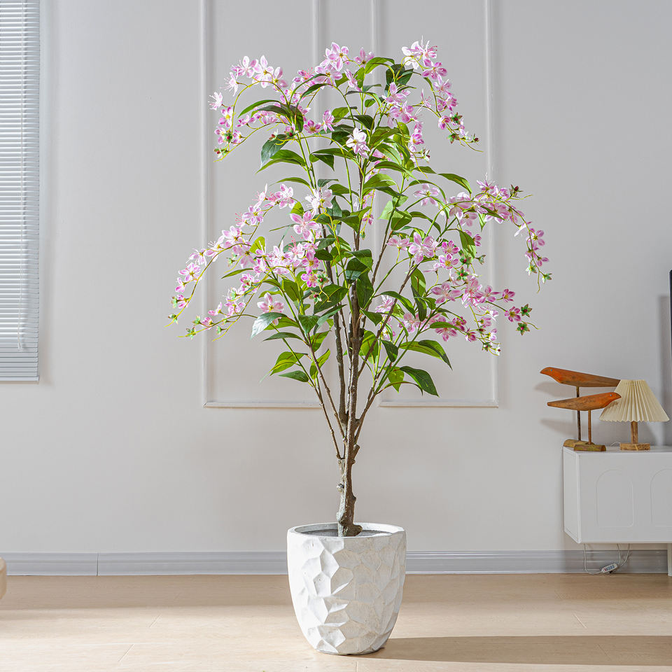 Artificial Draped Jasmine Flower Tree for Indoor Decor