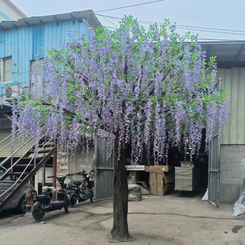 Artificial Wisteria Flower Tree 3.5m Indoor Display