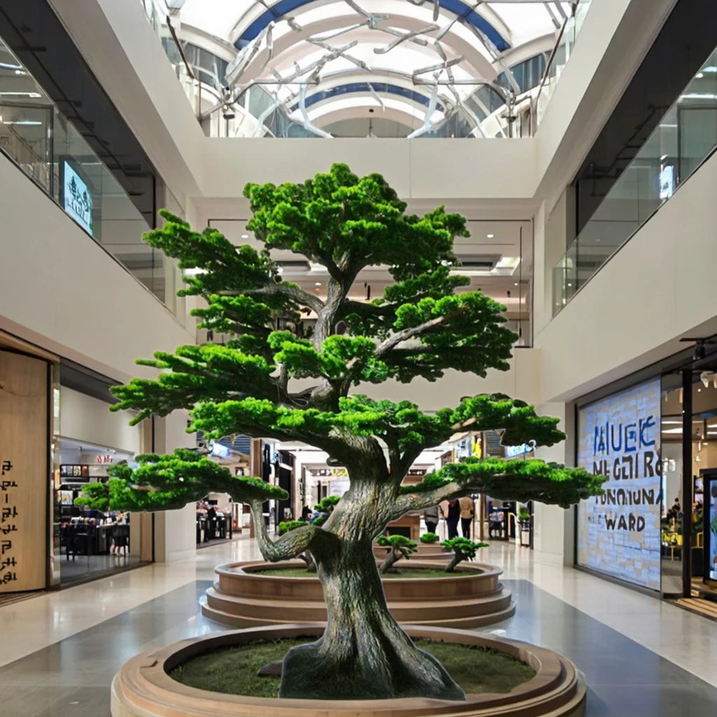 Artificial Bonsai Pine Tree 11.5ft Tall