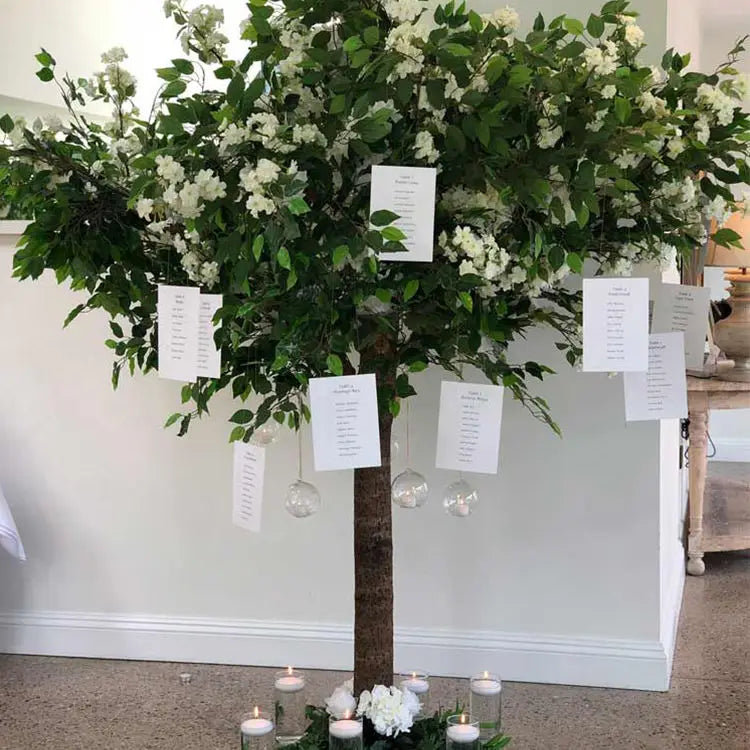 Artificial Wedding Table Birch Tree 4 FT Indoor Centerpiece