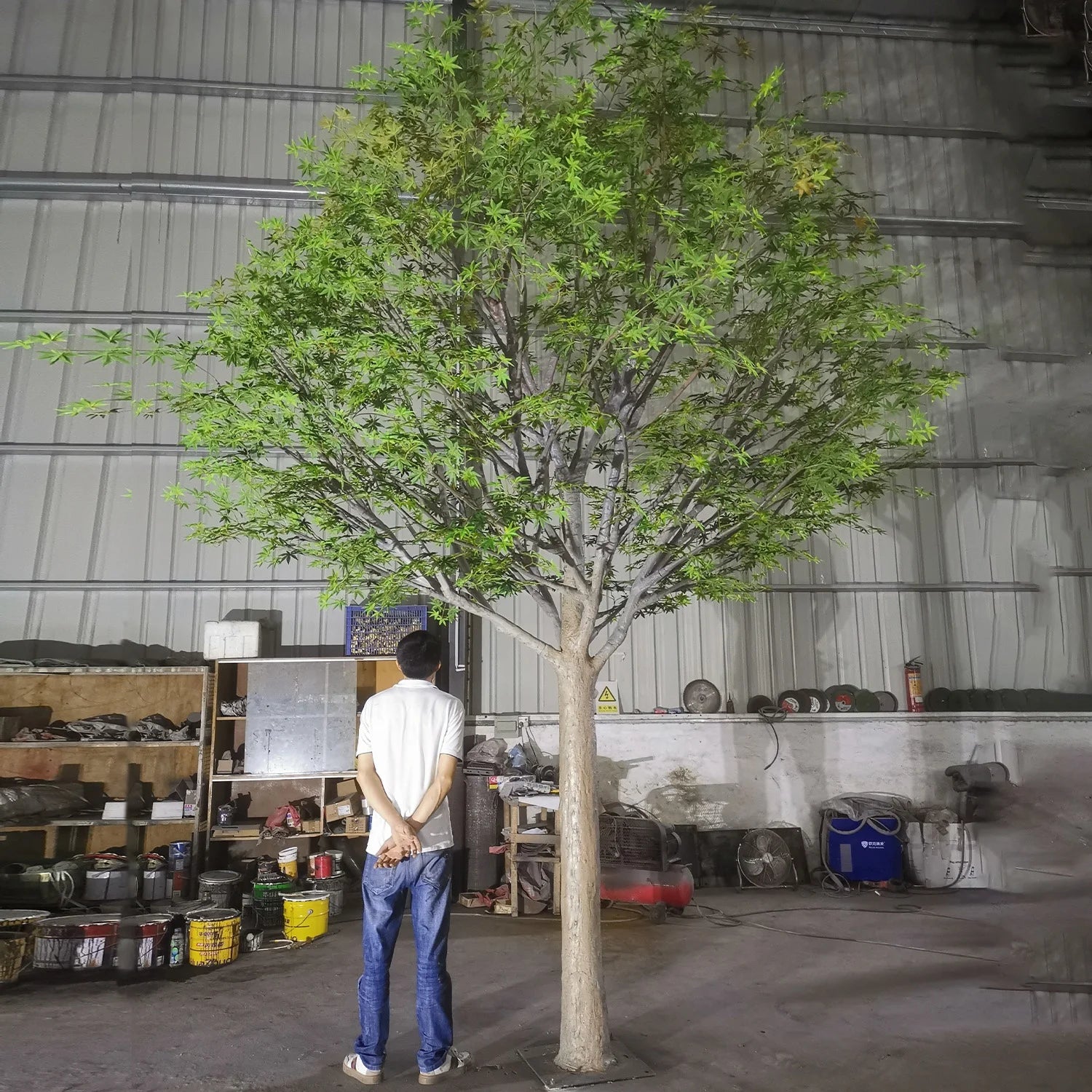 Artificial Banyan Tree Custom Shape Realistic Indoor Decor