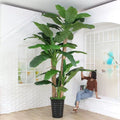 Signature 12ft Artificial Big Banana Plant Faux Bonsai Tree