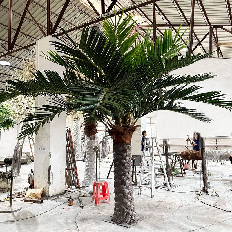 Artificial Canary Island Date Palm Tree 3.6m Outdoor Use