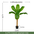 Signature Artificial Banana Tree PE Plastic Statement