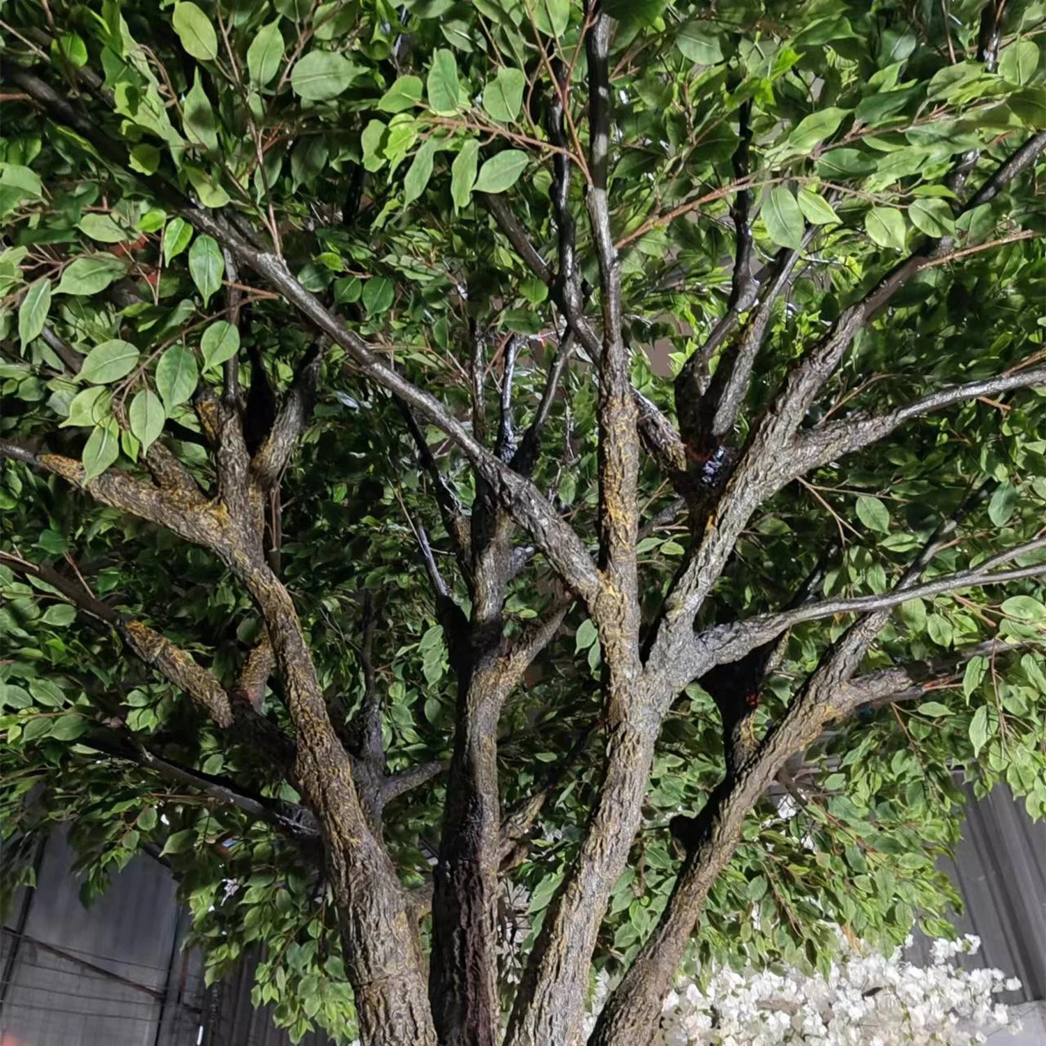 Artificial Banyan Tree 13ft Outdoor Use Lush Foliage