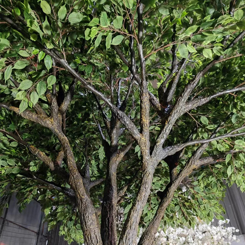 Artificial Banyan Tree 13ft Outdoor Use Lush Foliage