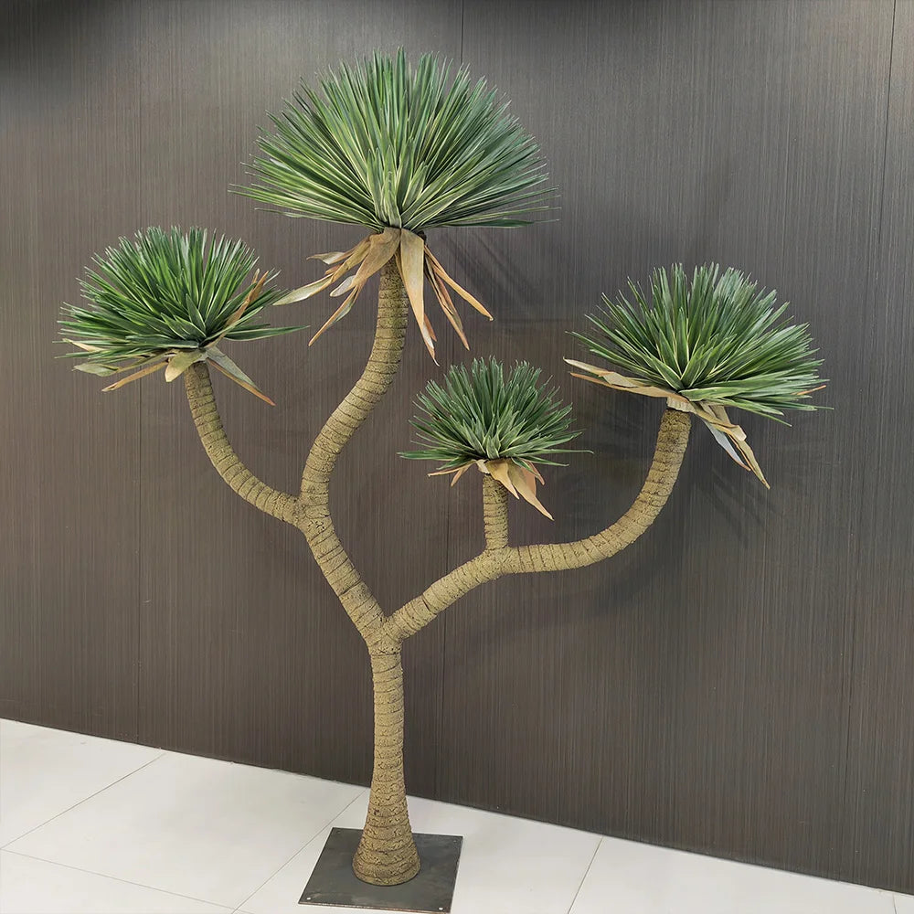 Artificial Sisal Hemp Tree UV Resistant Indoor Use