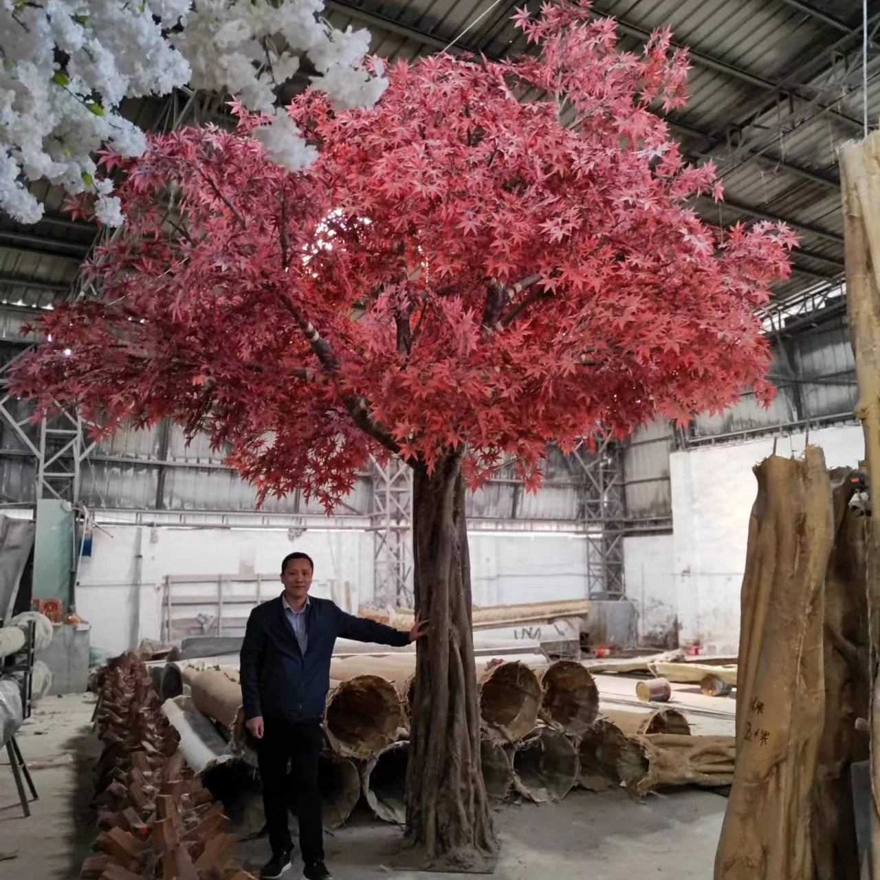 Artificial Maple Tree 17ft Customized Wedding Centerpiece