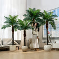 Artificial Coconut Palm Tree Plastic Outdoor Decor 9.2FT