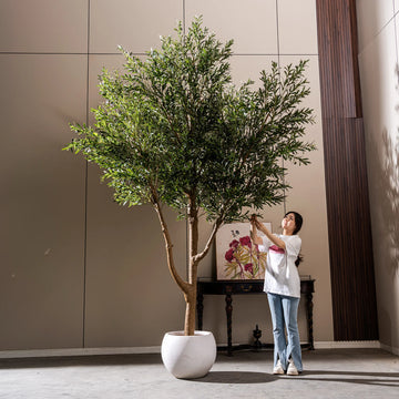 Artificial Olive Tree Realistic Look Outdoor Decor