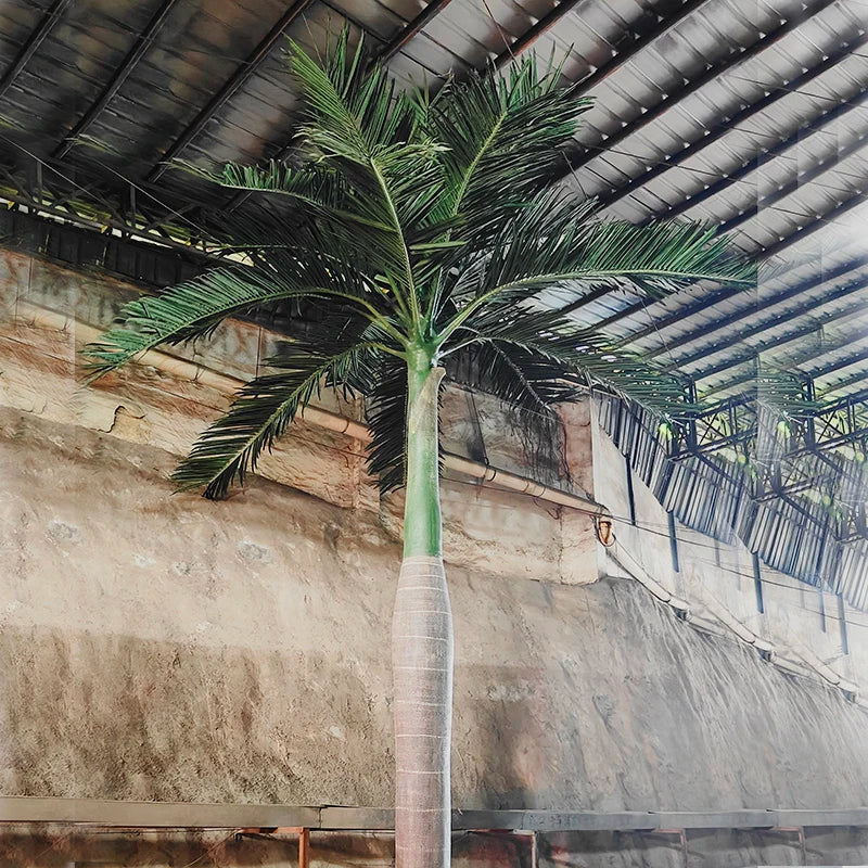 Artificial King Coconut Tree UV Protection Outdoor Elegance