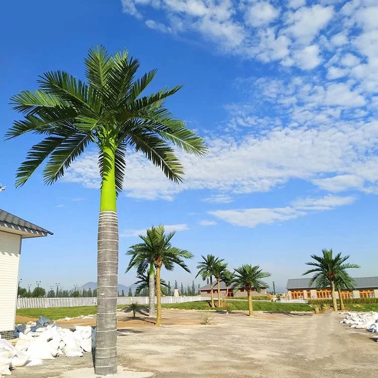Artificial King Coconut Tree UV Protection Outdoor Elegance