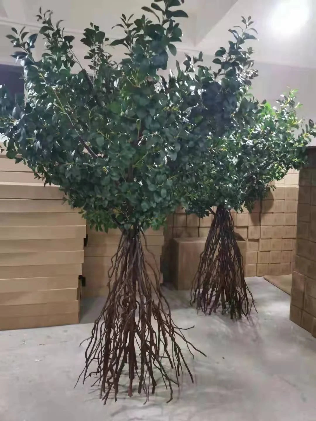 Plastic Artificial Mangrove Tree 6.7 FT Aquarium Decoration