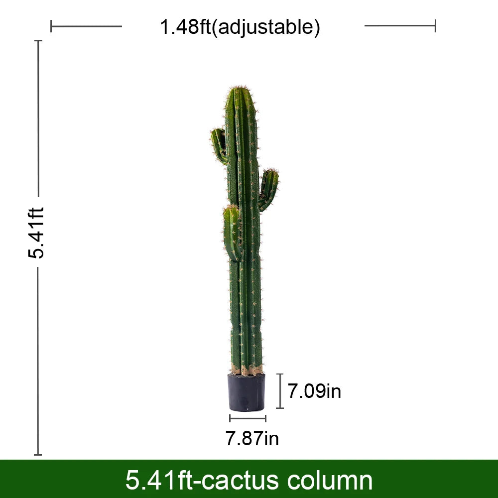 Signature Artificial Tropical Cactus Plant PU 5.4FT