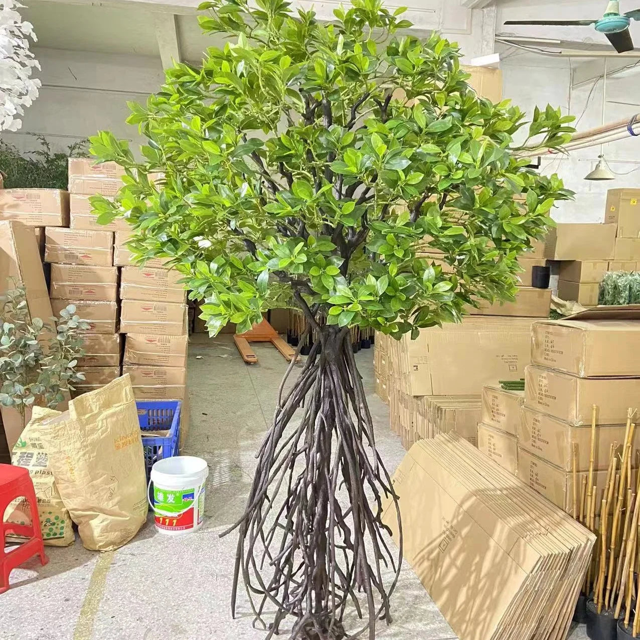 Fire Proof Artificial Mangrove Tree 8FT Indoor Decor