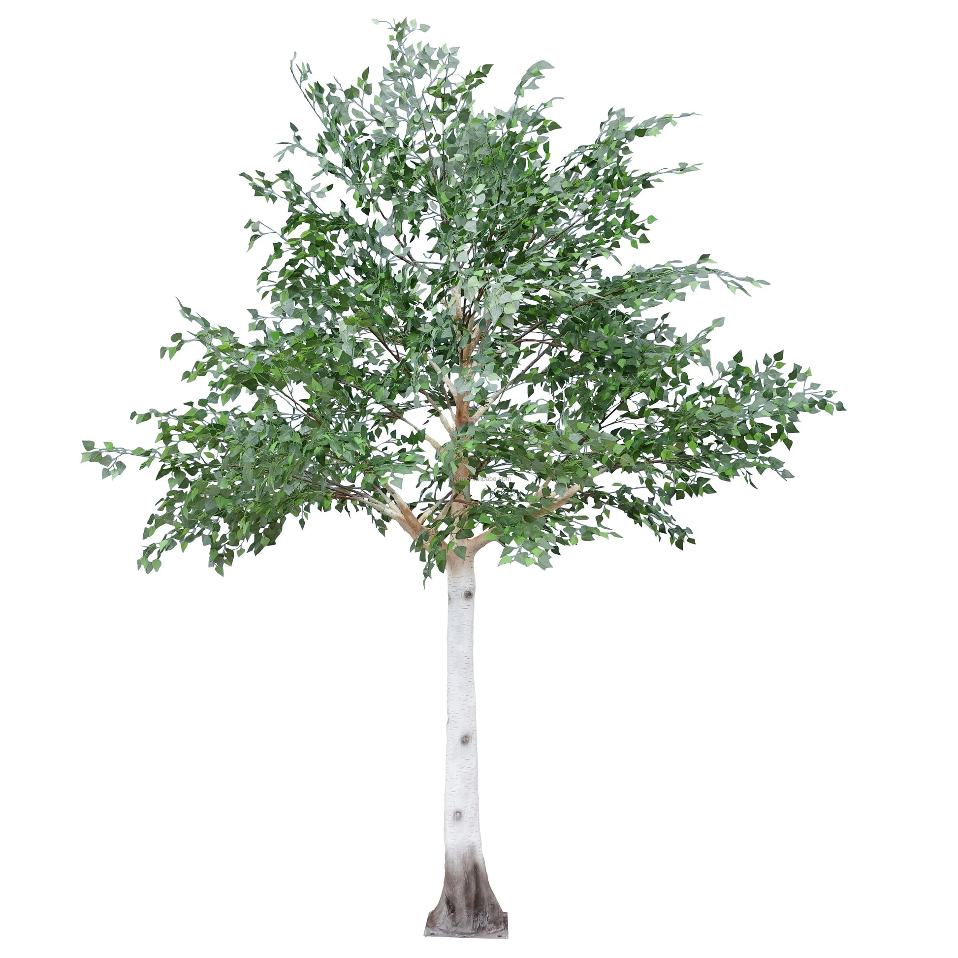 Artificial Birch Tree with Silver Trunk 11 FT
