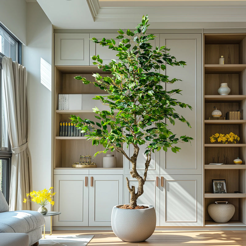 Artificial Banyan Tree 6ft Lifelike Indoor Outdoor Centerpiece