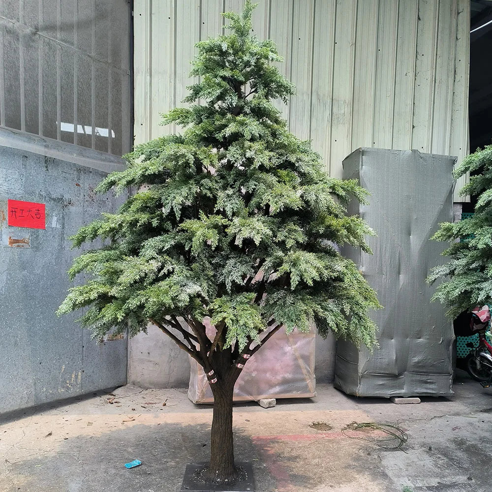 Artificial Cedar Tree 2.6m to 6m Realistic Look Outdoor Use