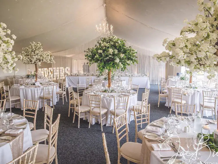 Artificial Wedding Table Birch Tree 4 FT Indoor Centerpiece