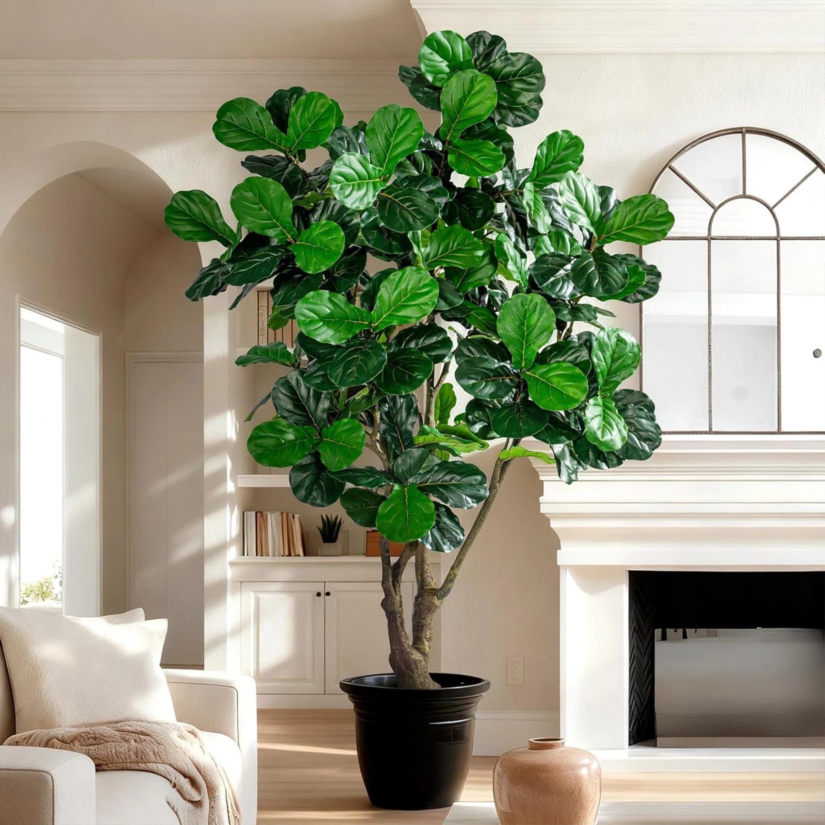 Artificial Fiddle Leaf Fig Tree Plant for Hotel Office