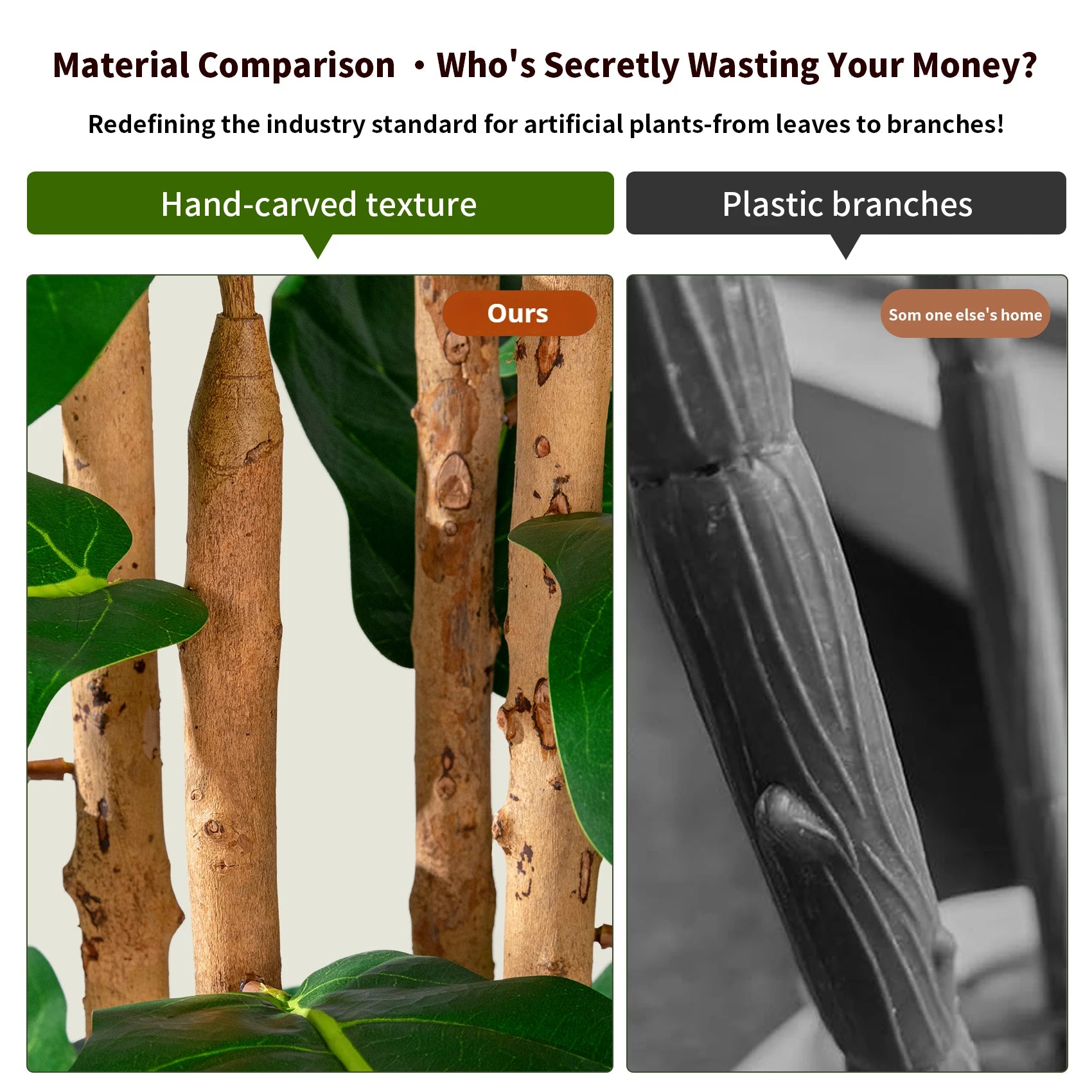 Artificial Ficus Banyan Signature Tree High Simulation 5–7 FT