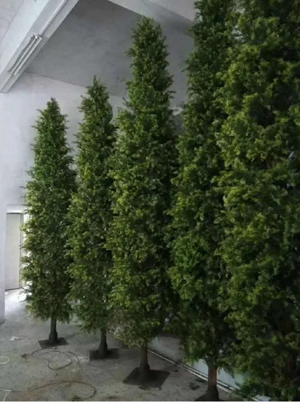 Artificial Cypress Tree 3.5 M Realistic Look Indoor Outdoor