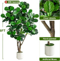 Signature Artificial Fiddle Leaf Fig Tree Indoor 6–8FT