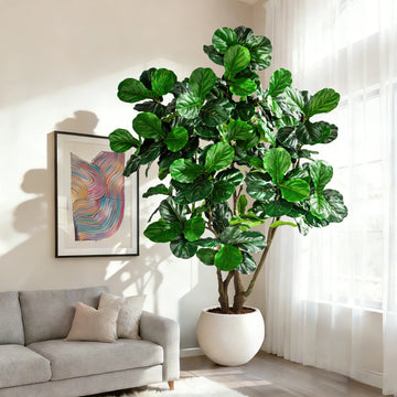 Artificial Fiddle Leaf Fig Tree Plant for Hotel Office