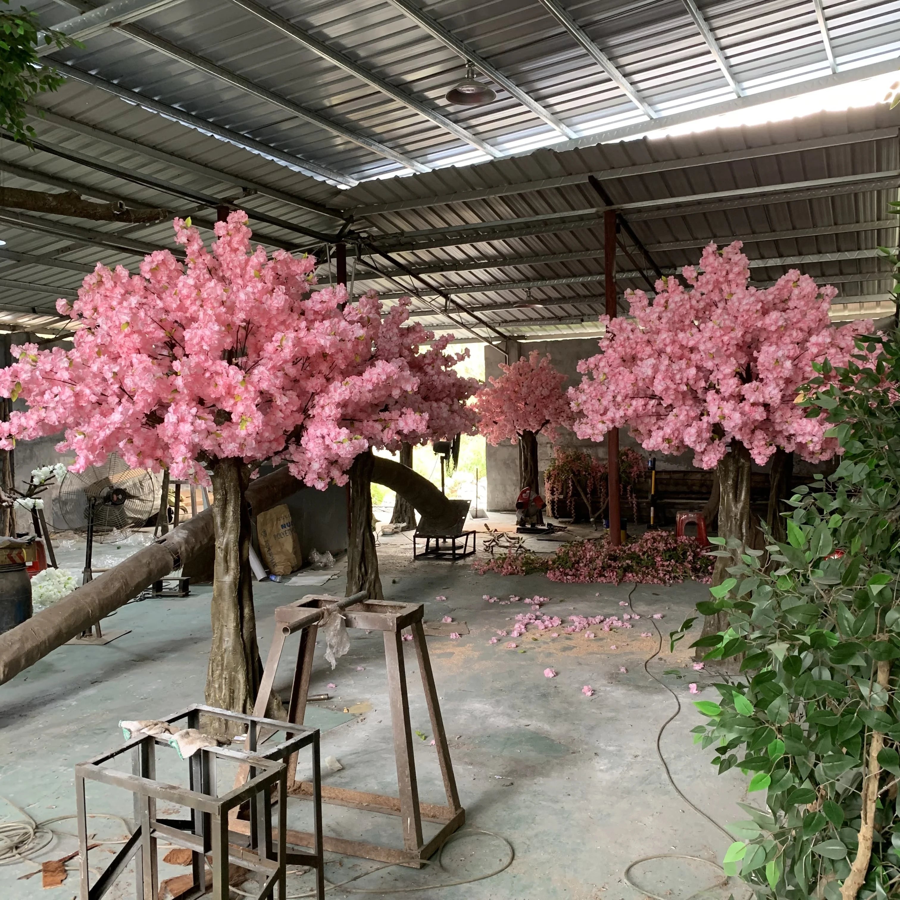 Artificial Cherry Blossom Tree 3m Realistic Look Outdoor Use