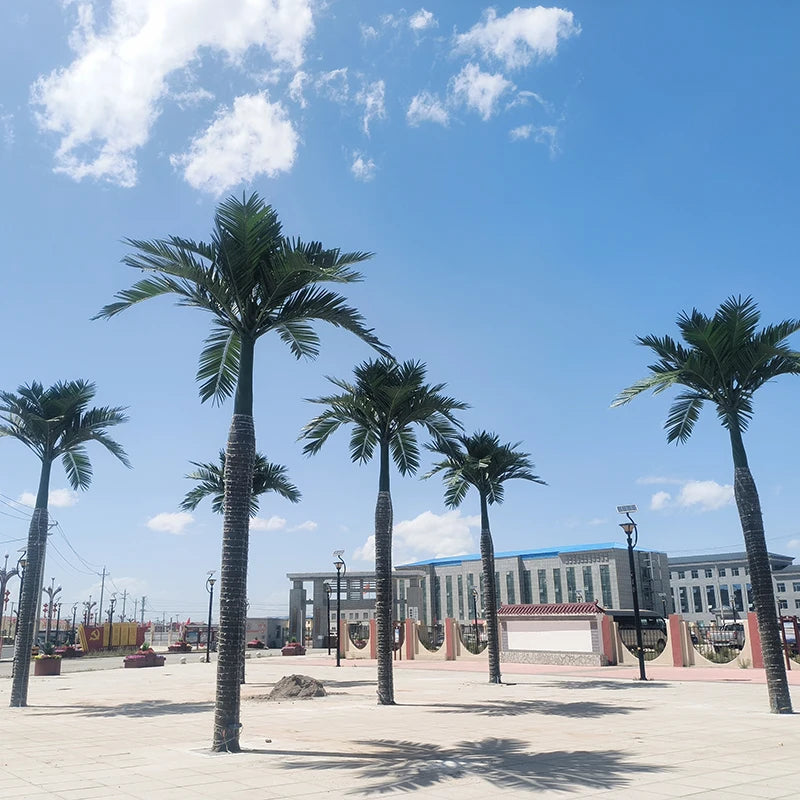 Artificial King Coconut Tree UV Protection Outdoor Elegance