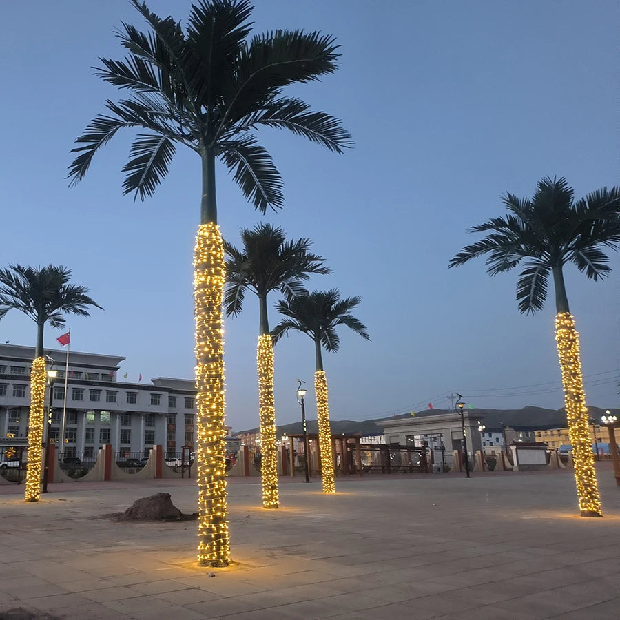 Artificial King Coconut Tree UV Protection Outdoor Elegance