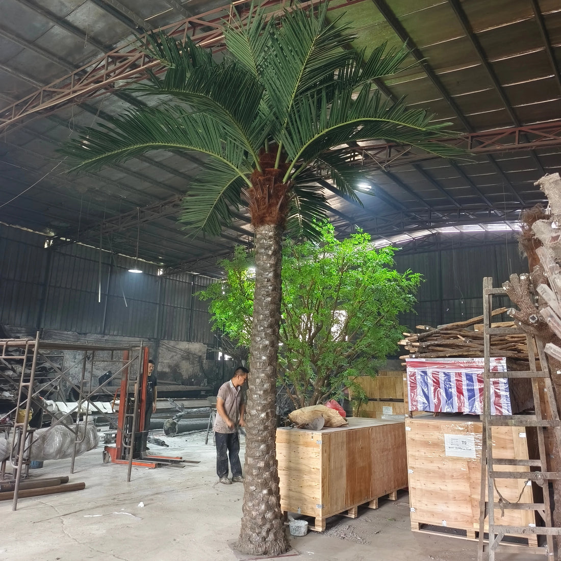 Artificial Coconut Palm Tree UV Protected Landscape Theme