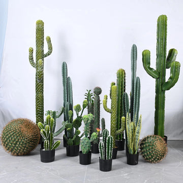 Signature Artificial Cactus Plant Pot Three Stem Column 3.3FT