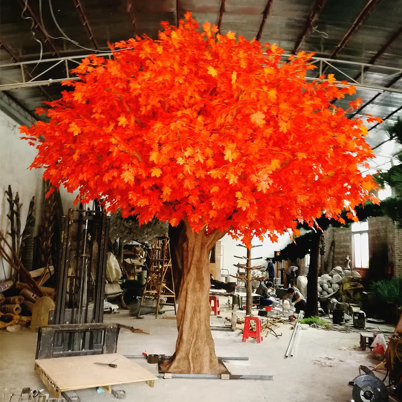 Artificial Maple Tree 3m Vibrant Leaves Wedding Decor