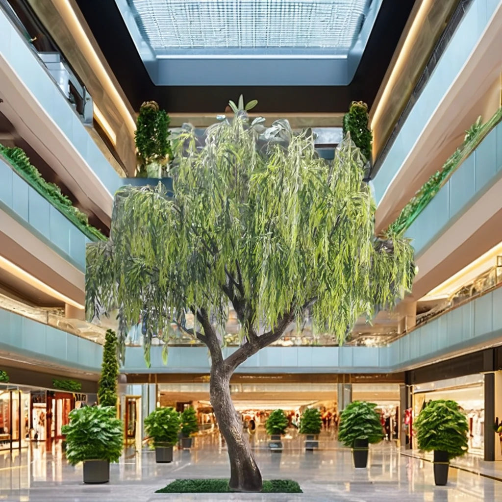 Artificial Weeping Willow Tree 10 FT Indoor Use