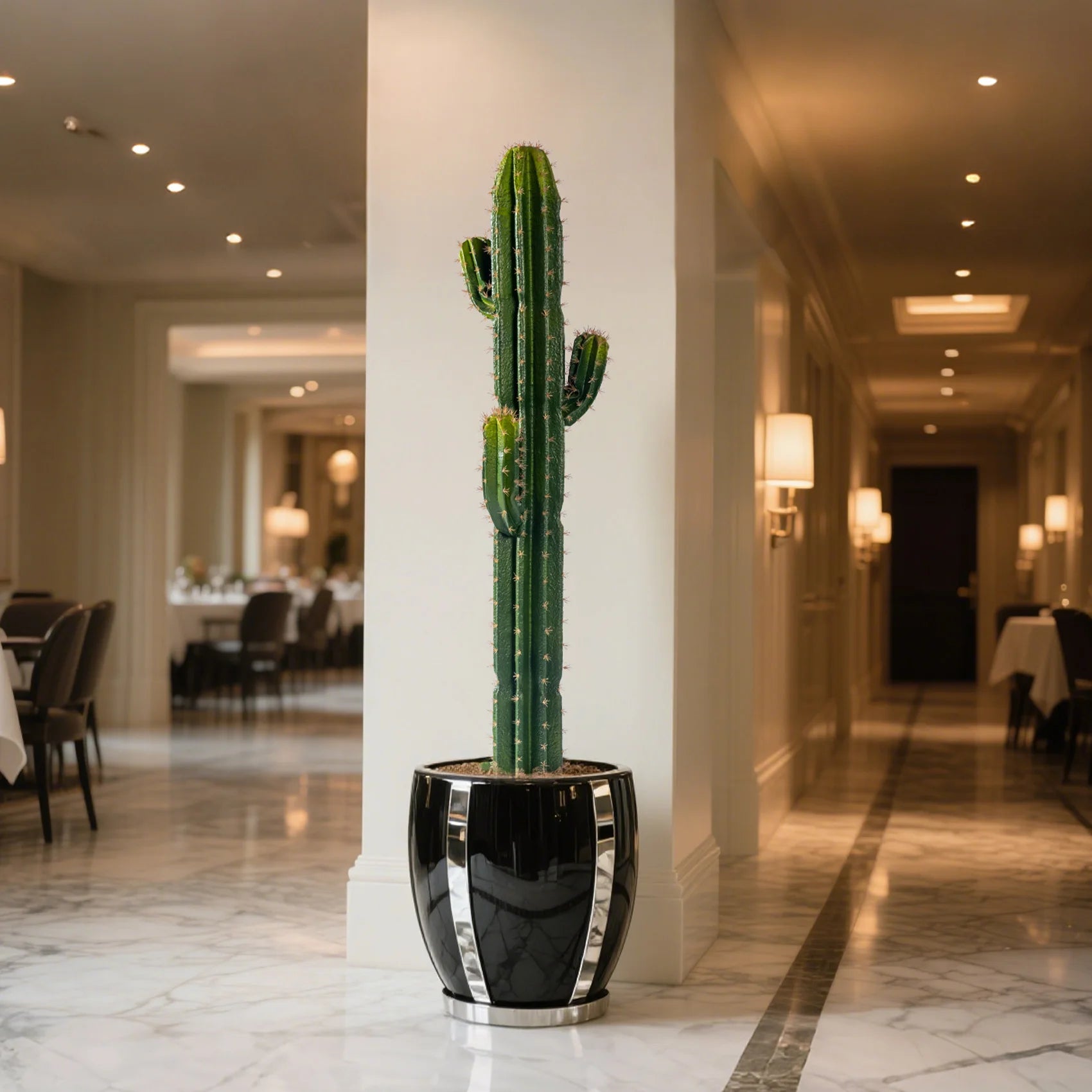 Signature Artificial Tropical Cactus Plant PU 5.4FT