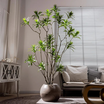 Artificial Bamboo Tree Lifelike Foliage Indoor Decor