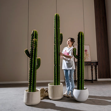 Signature Artificial Tropical Cactus Plant PU 5.4FT