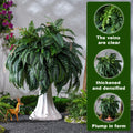 Artificial Boston Fern PE Shrubs for Outdoor Balcony Decor