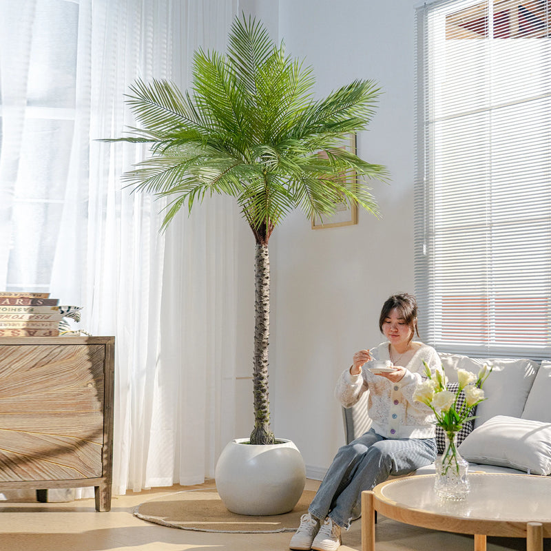 Artificial Palm Tree 7.5ft Natural Look Indoor Use