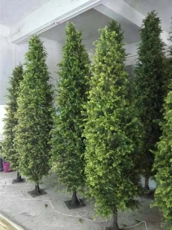 Artificial Cypress Tree 3.5 M Realistic Look Indoor Outdoor