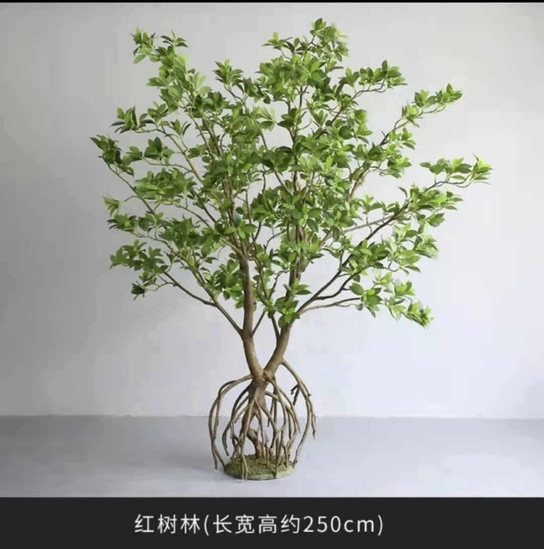 Fire Proof Artificial Mangrove Tree 8FT Indoor Decor