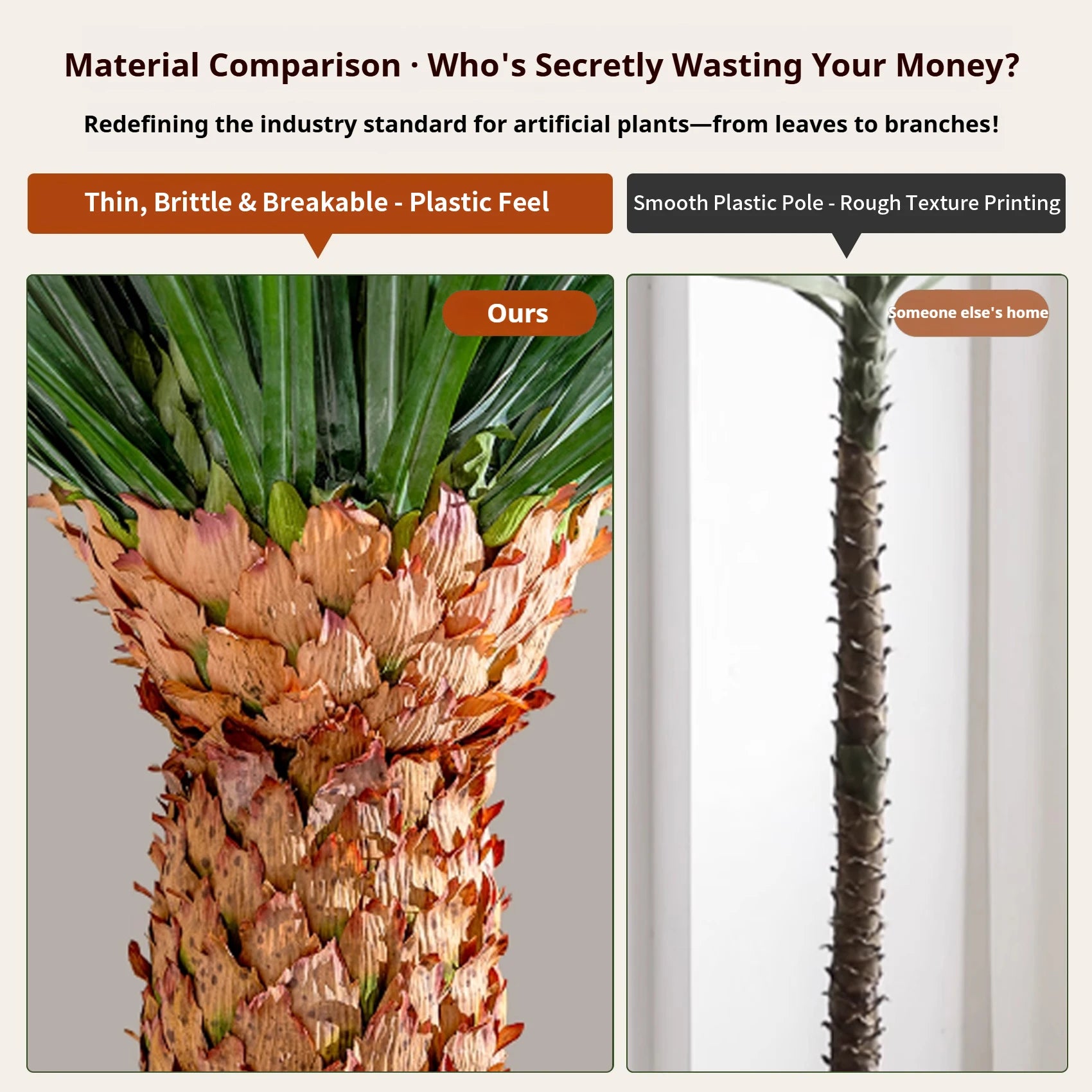 Artificial Dracaena Tree UV Resistant 6FT 8.5FT