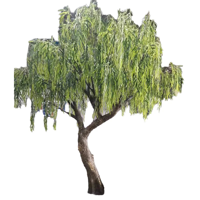 home shops usa bonsai green weeping willow tree Artificial Weeping Willow Tree 10 FT Indoor Use – Faux Natural: Best Realistic Artificial Trees for Commercial Indoor Outdoor Use
