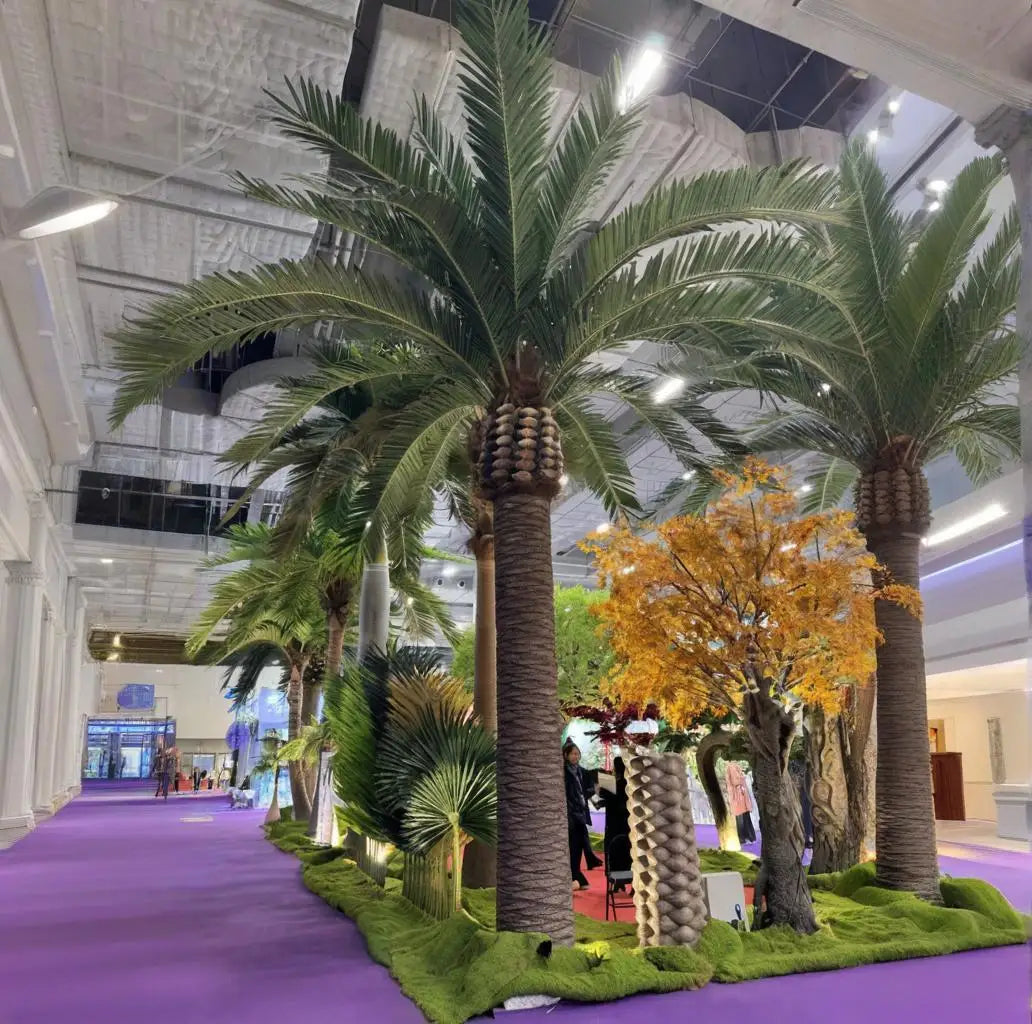 Artificial Date Palm Tree UV Resistant Indoor Outdoor