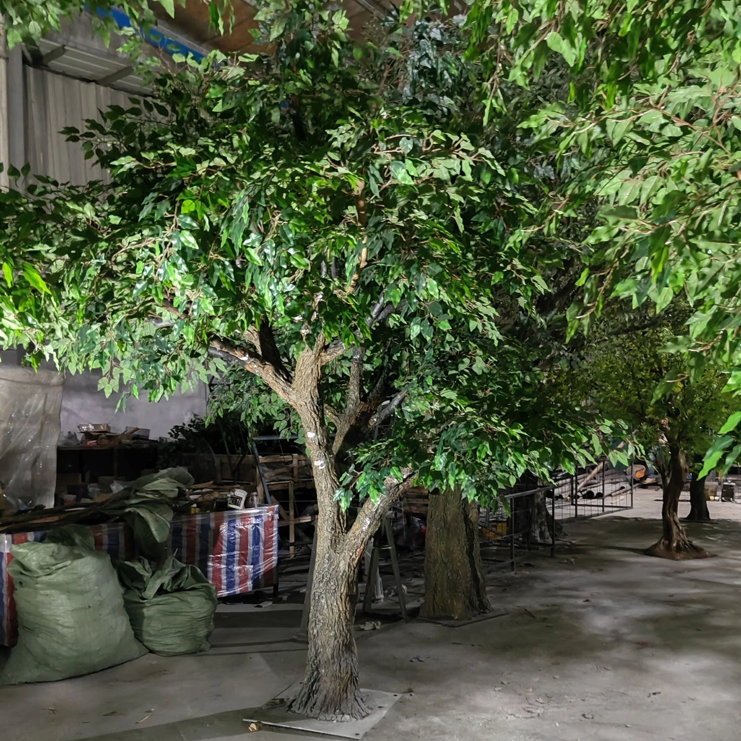 Artificial Banyan Tree Custom Shape Realistic Indoor Decor