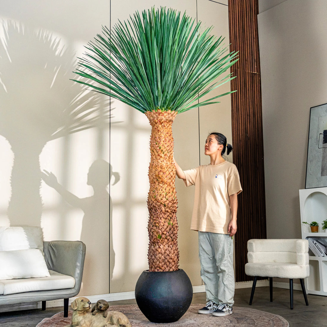 Artificial Dracaena Tree UV Resistant 6FT 8.5FT