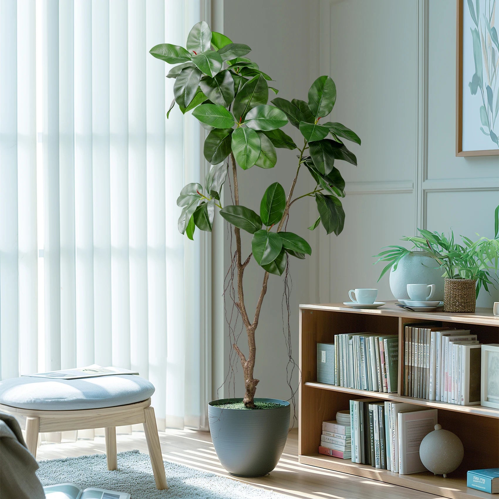 5.4 FT UV Resistant Artificial Banyan Fig Tree