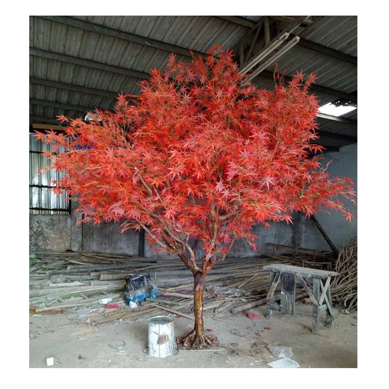 Artificial Japanese Red Maple Tree 10 FT Indoor Display